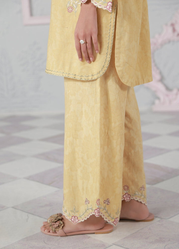 Sahar Women RTW Embroidered Jacquard 2 Piece Suit Sunshine Casual Collection