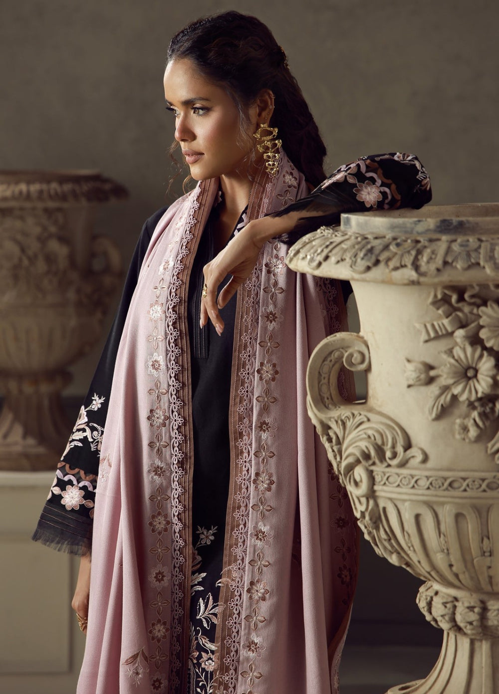 Sahar Unstitched Embroidered Khaddar 3 Piece Suit Zarelle Winter Collection