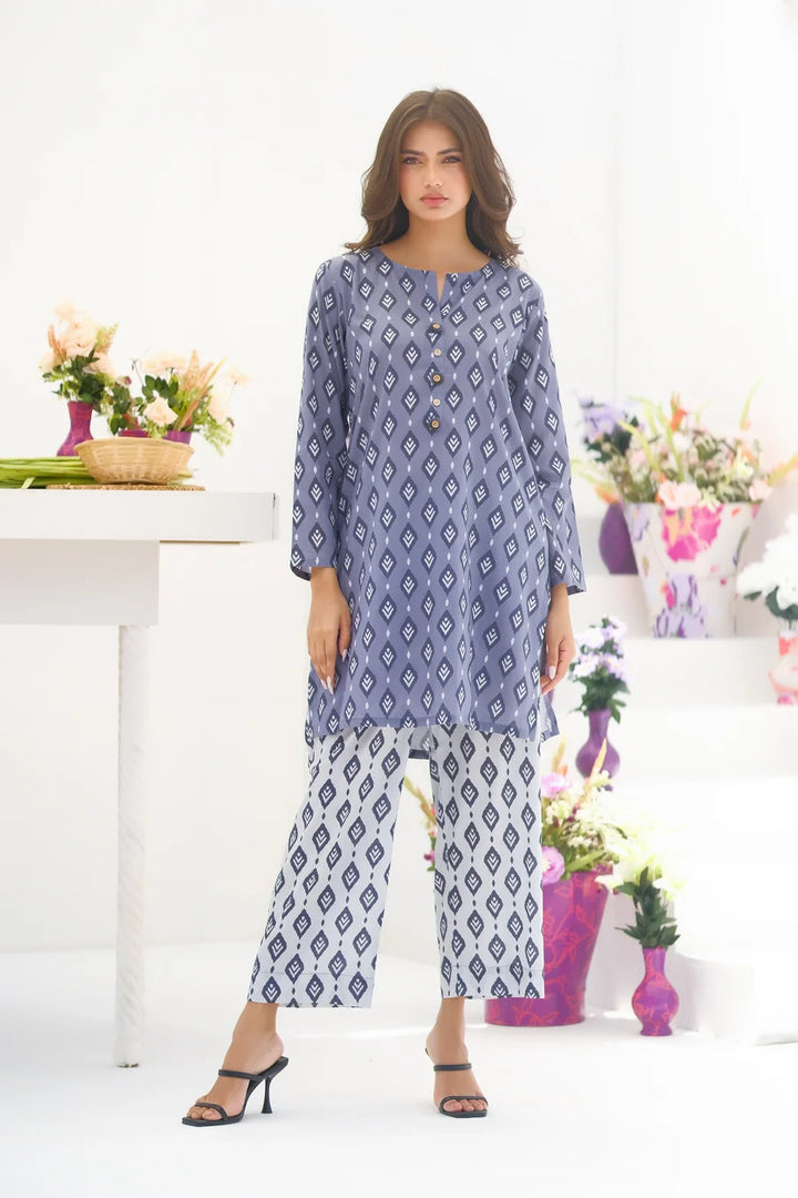 Dhaga Women Pret Printed 2 Piece Lawn Matching Separate FW24DSP0017 - Summer Collection