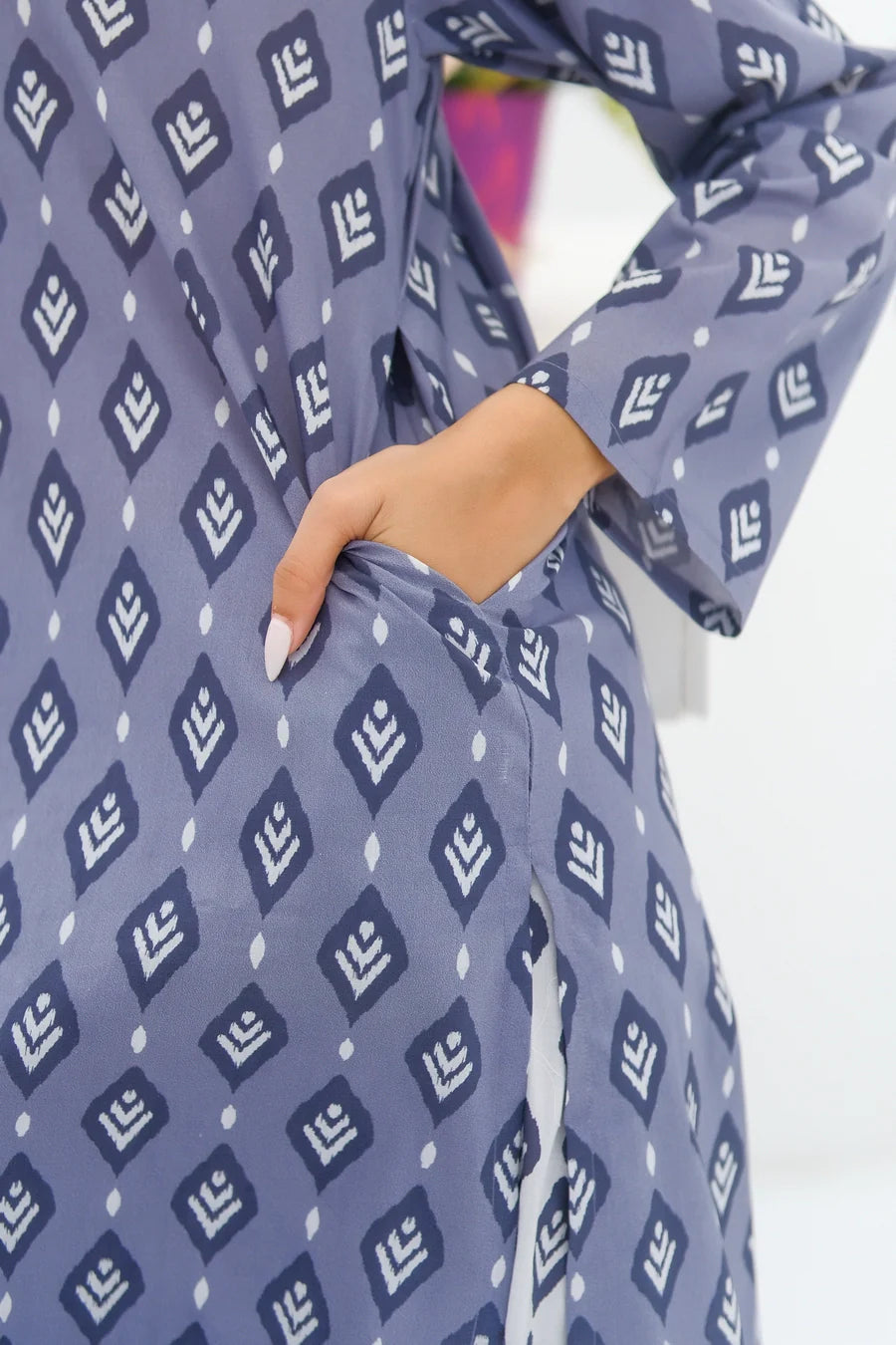 Dhaga Women Pret Printed 2 Piece Lawn Matching Separate FW24DSP0017 - Summer Collection