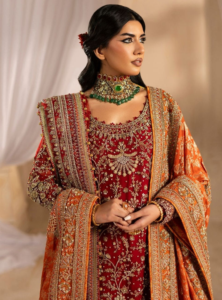 Tehwaar by Anayra Amal RTW Embroidered Net 4 Piece Suit Dilkash Wedding Collection