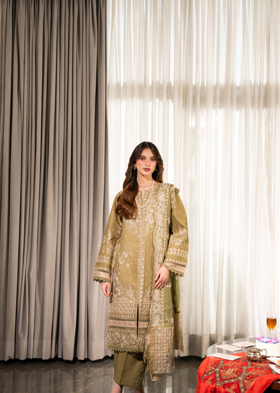 Aria By Meerak RTW Embroidered Lawn 3 Piece Suit Ayaal Festive Collection