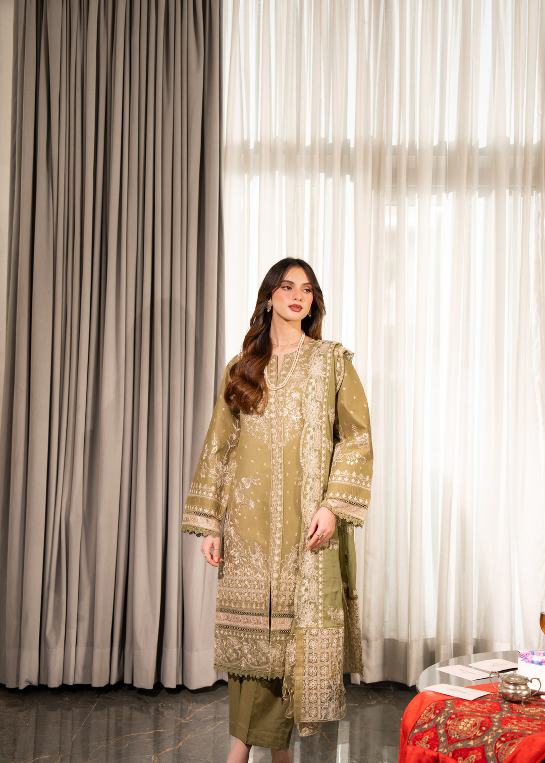 Aria By Meerak RTW Embroidered Lawn 3 Piece Suit Ayaal Festive Collection