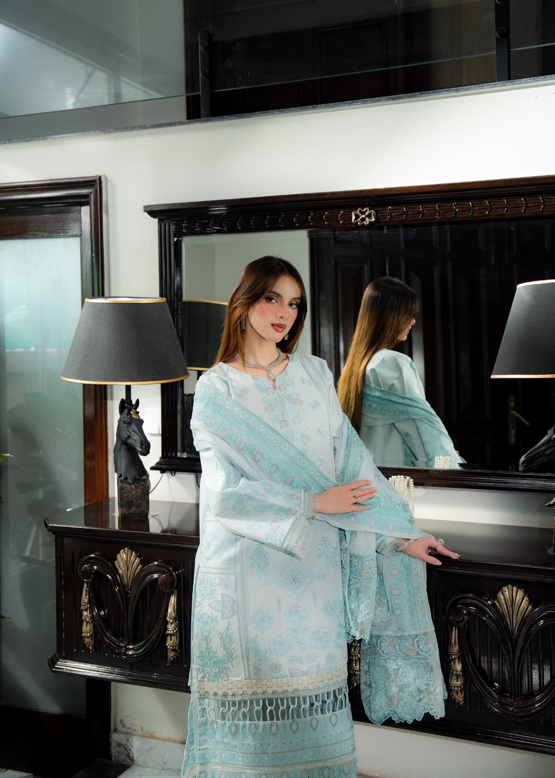 Aria By Meerak RTW Embroidered Lawn 3 Piece Suit Evren Festive Collection