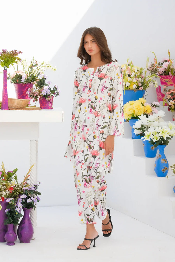 Dhaga Women Pret Printed 2 Piece Lawn Matching Separate FW24DSP0018 - Summer Collection