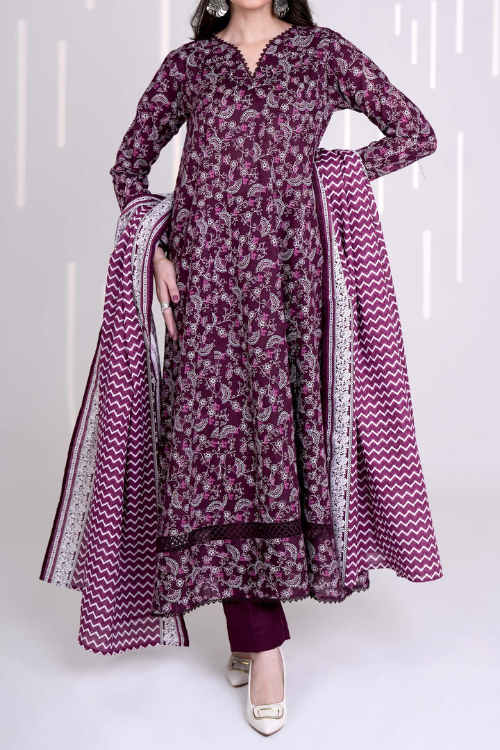 Narmin by Narkin's Unstitched Printed Khaddar 3 Piece Suit NN26UK NUWKDP-3168 - Casual Collection