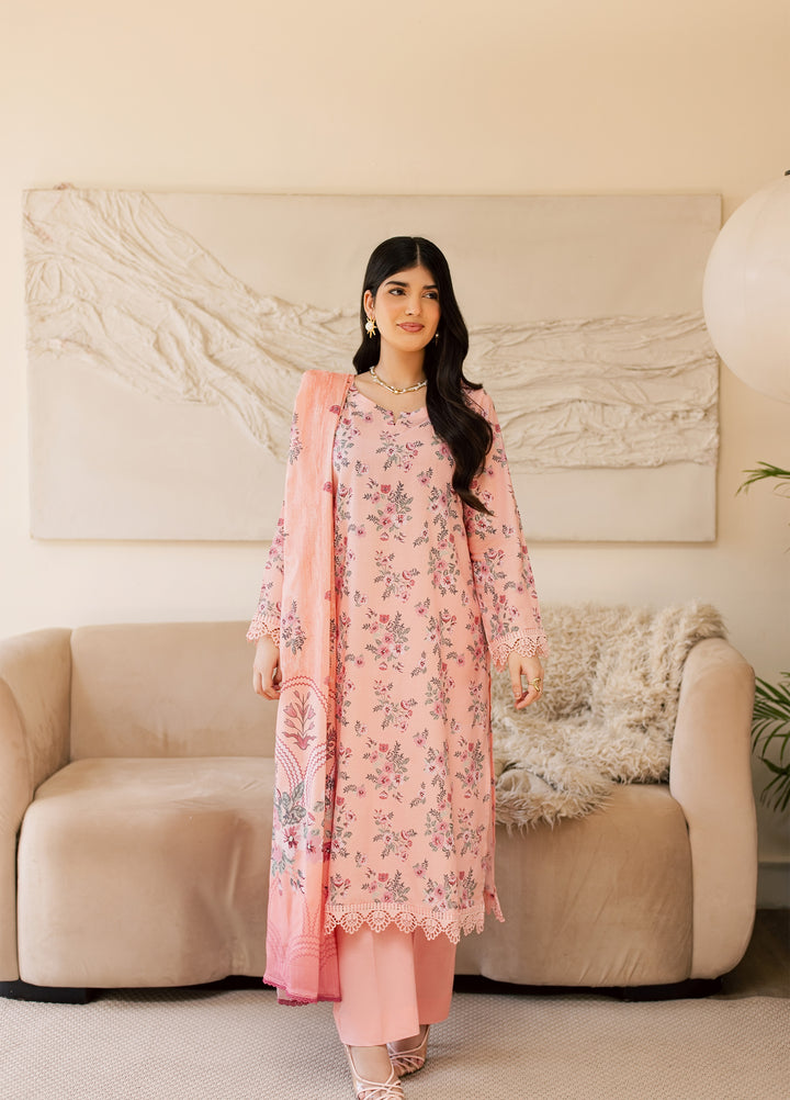 Sufya by Rashid Textiles Unstitched Printed Lawn 3 Piece Suit RT26ULS 3716 - Casual Collection