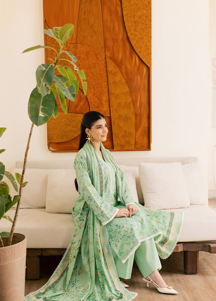 Sufya by Rashid Textiles Unstitched Printed Lawn 3 Piece Suit RT26ULS 3717 - Casual Collection