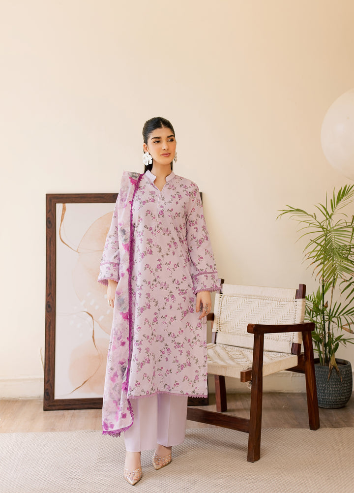 Sufya by Rashid Textiles Unstitched Printed Lawn 3 Piece Suit RT26ULS 3715 - Casual Collection