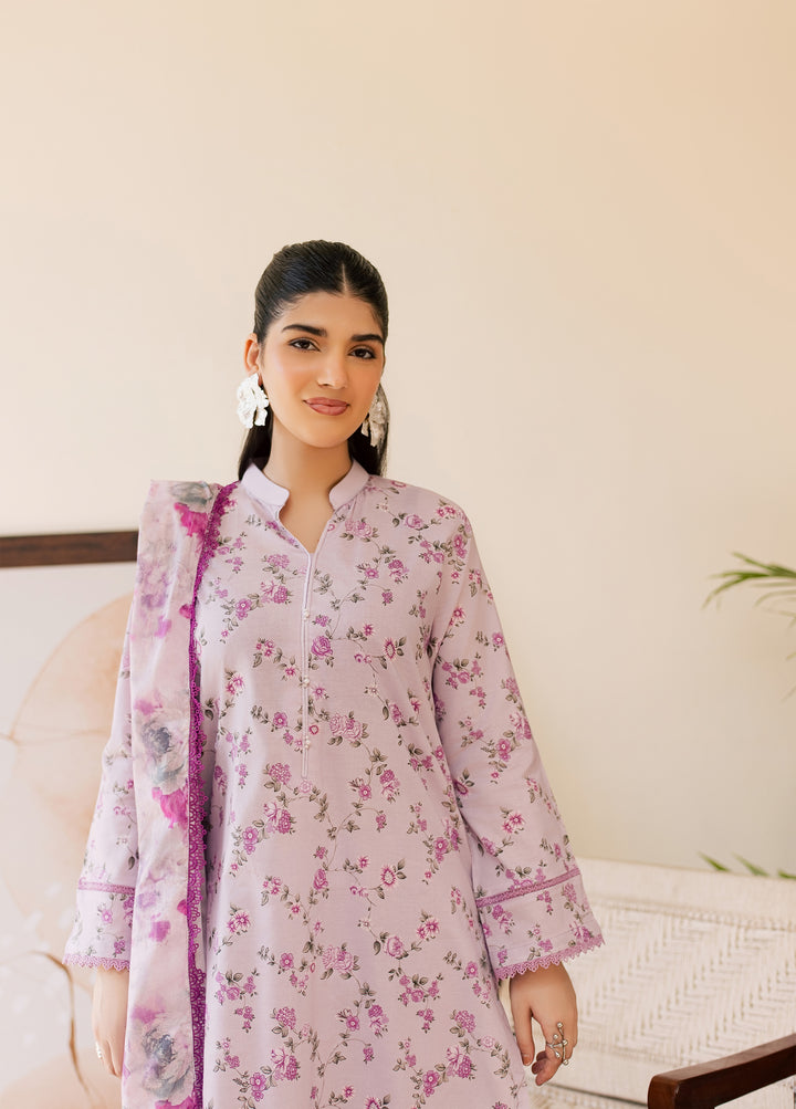 Sufya by Rashid Textiles Unstitched Printed Lawn 3 Piece Suit RT26ULS 3715 - Casual Collection
