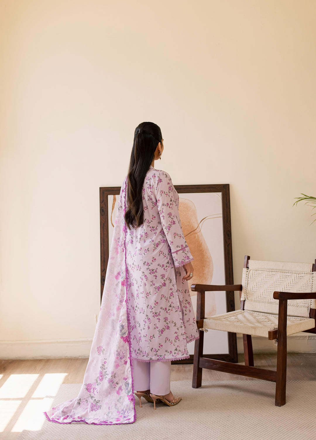 Sufya by Rashid Textiles Unstitched Printed Lawn 3 Piece Suit RT26ULS 3715 - Casual Collection