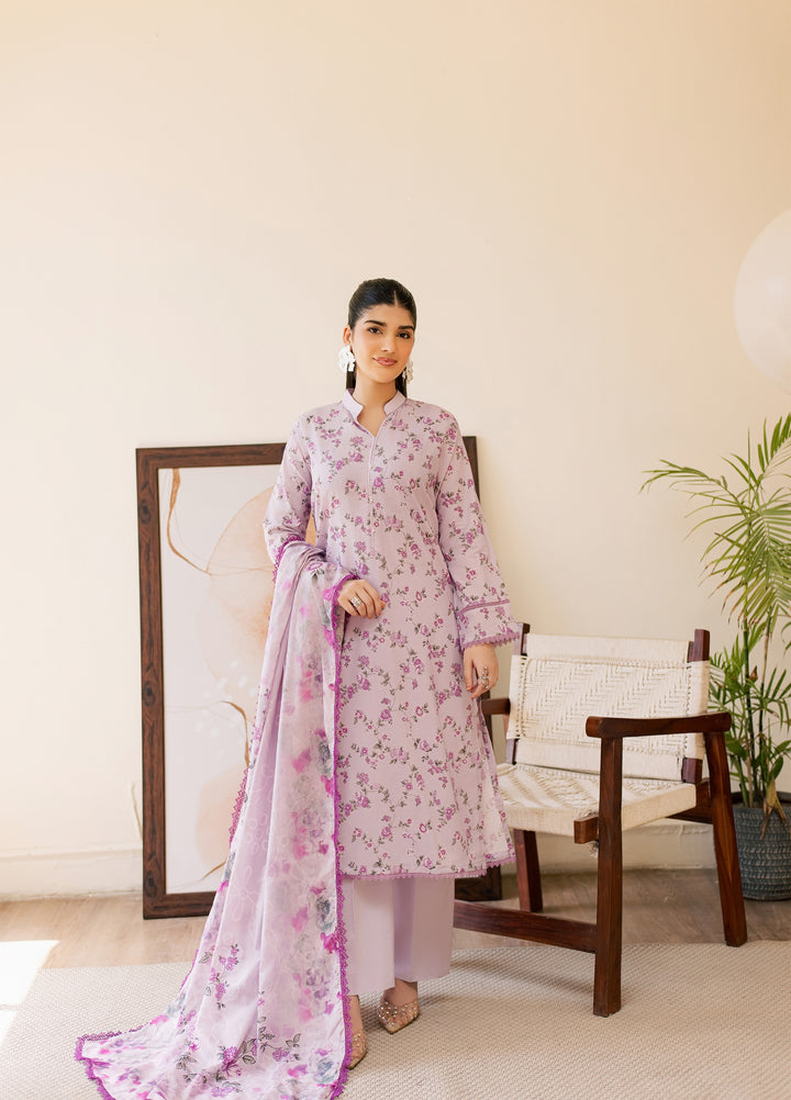 Sufya by Rashid Textiles Unstitched Printed Lawn 3 Piece Suit RT26ULS 3715 - Casual Collection
