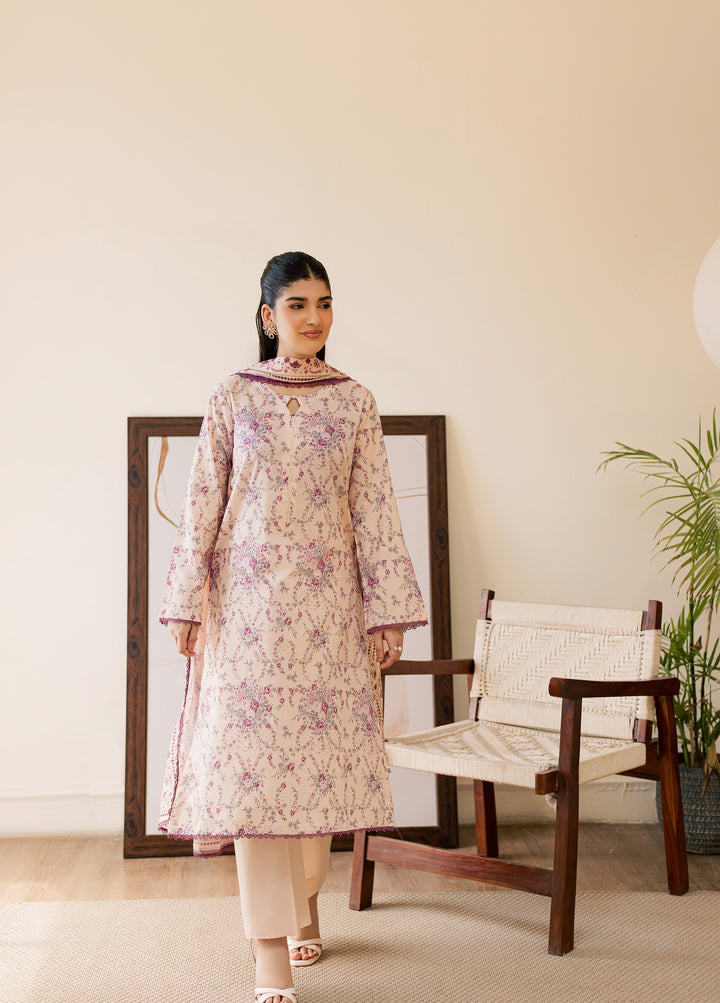 Sufya by Rashid Textiles Unstitched Printed Lawn 3 Piece Suit RT26ULS 3714 - Casual Collection