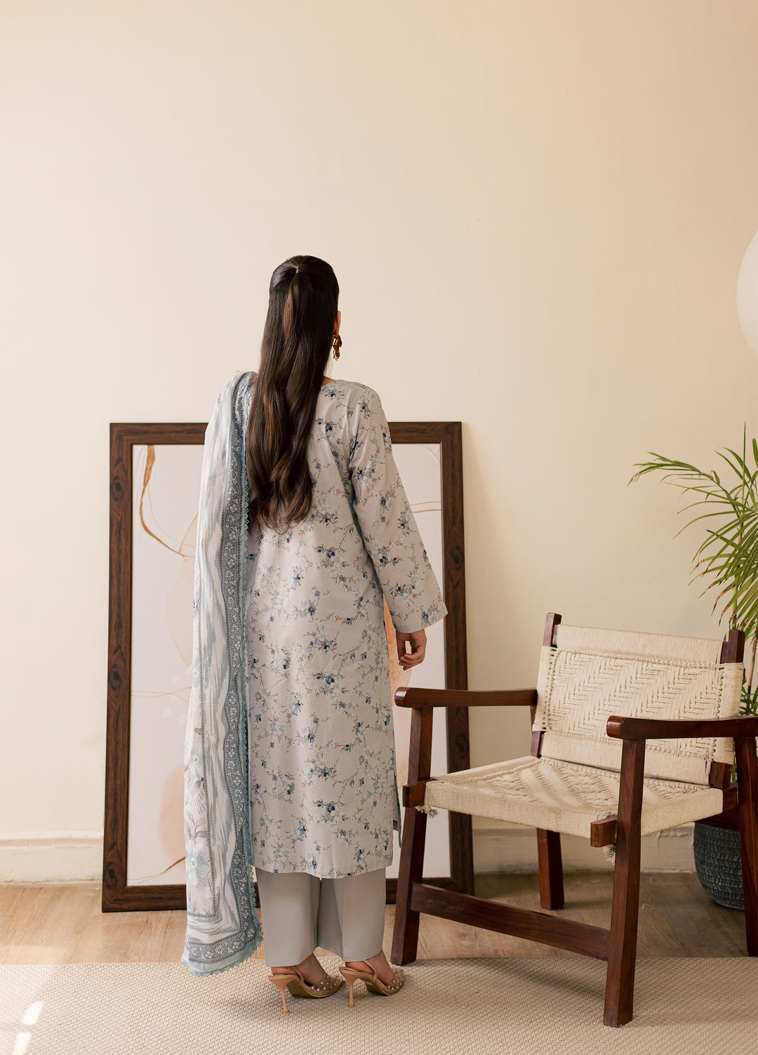 Sufya by Rashid Textiles Unstitched Printed Lawn 3 Piece Suit RT26ULS 3718 - Casual Collection