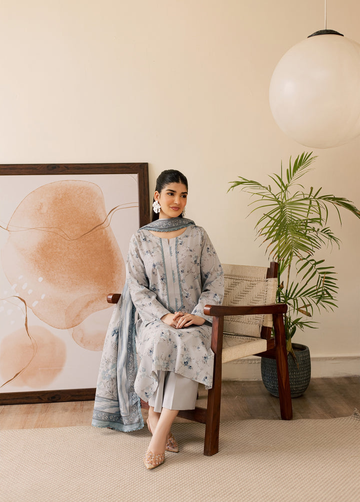 Sufya by Rashid Textiles Unstitched Printed Lawn 3 Piece Suit RT26ULS 3718 - Casual Collection