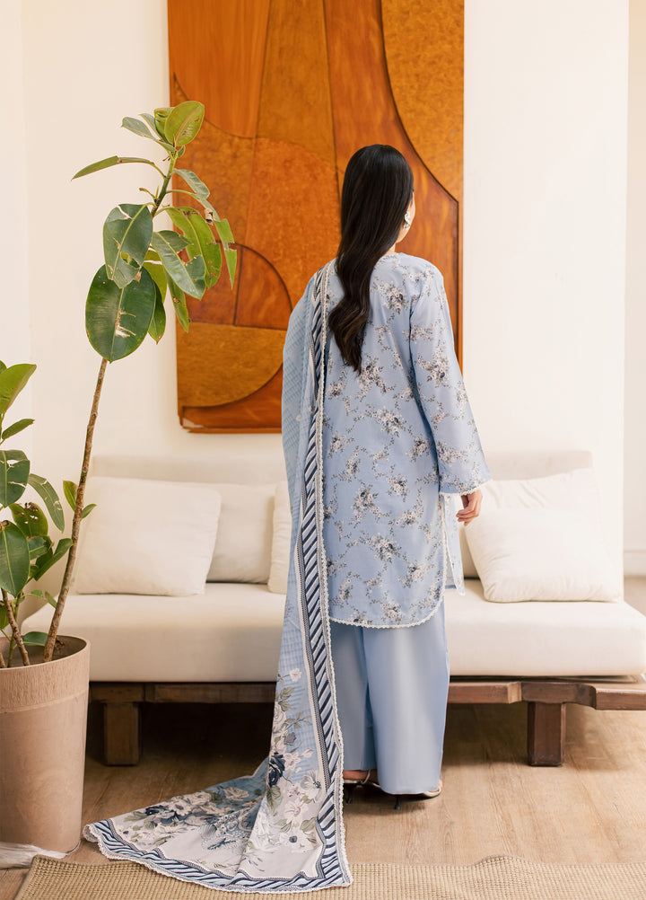 Sufya by Rashid Textiles Unstitched Printed Lawn 3 Piece Suit RT26ULS 3713 - Casual Collection