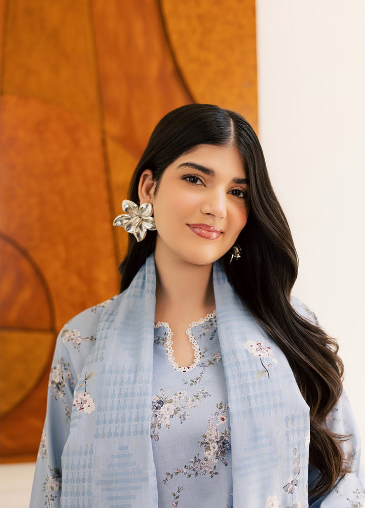 Sufya by Rashid Textiles Unstitched Printed Lawn 3 Piece Suit RT26ULS 3713 - Casual Collection