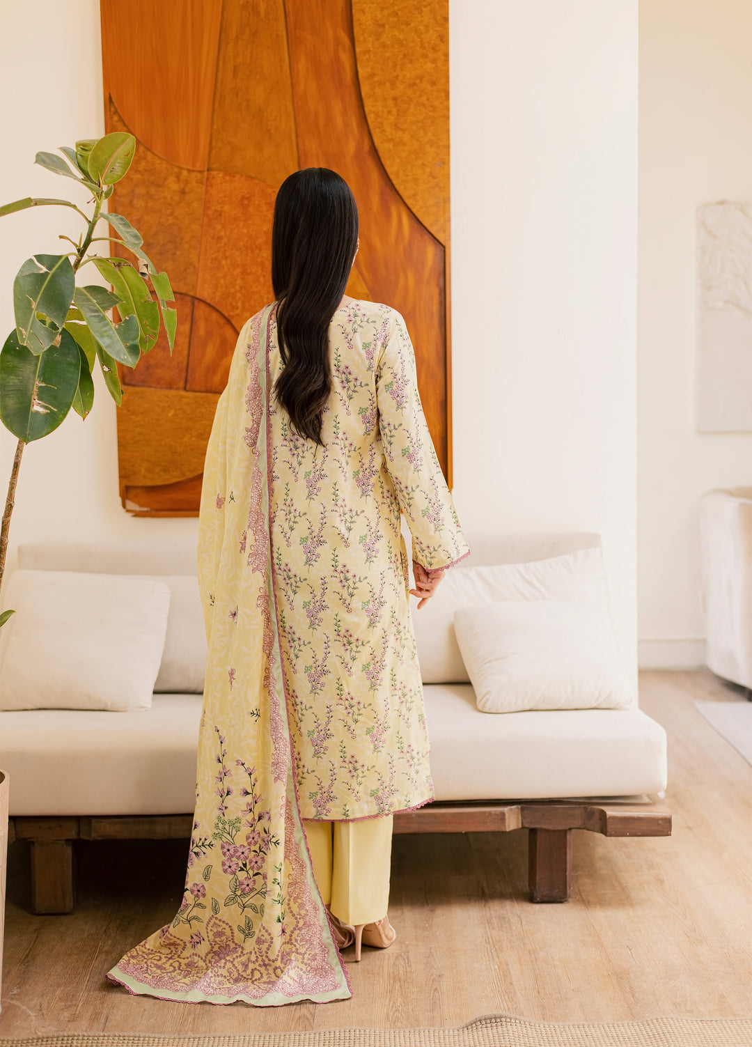 Sufya by Rashid Textiles Unstitched Printed Lawn 3 Piece Suit RT26ULS 3711 - Casual Collection