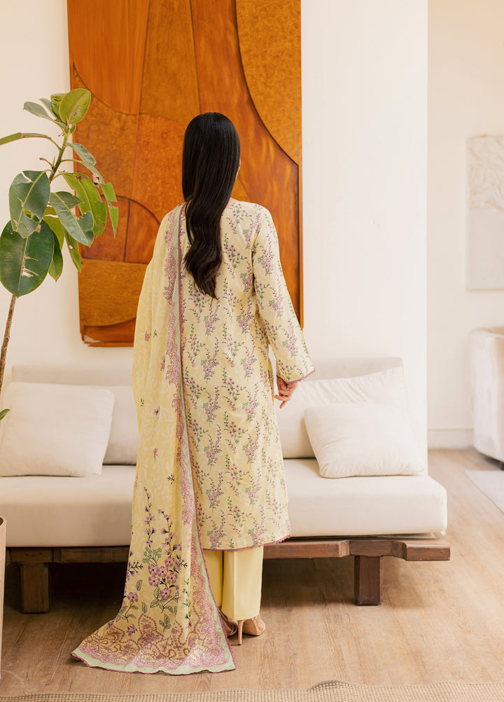 Sufya by Rashid Textiles Unstitched Printed Lawn 3 Piece Suit RT26ULS 3711 - Casual Collection