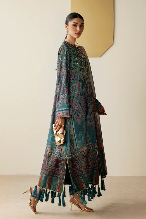 Orlina by Jazmin Unstitched Printed Silk 3 Piece Suit JZ26UO OR26-D07 - Festive Collection