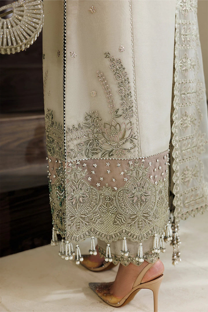 Alizeh Fashion Unstitched Embroidered Chiffon 3 Piece Suit AF26UCF AF-BHM-4074-Navya - Festive Collection