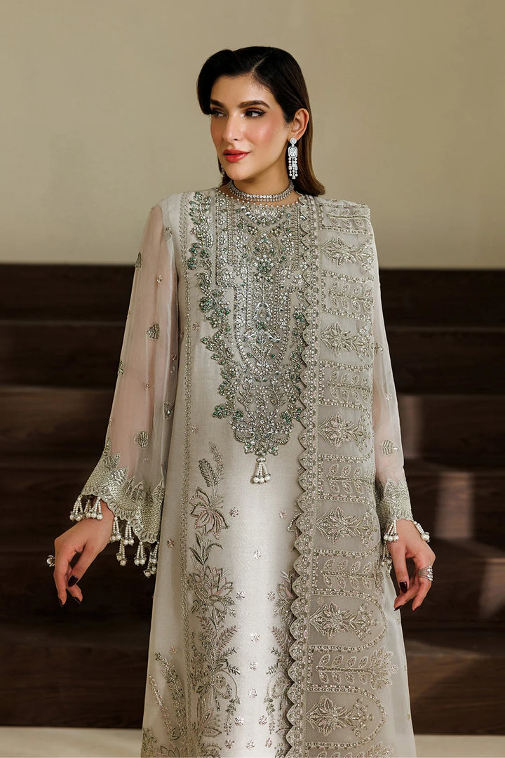 Alizeh Fashion Unstitched Embroidered Chiffon 3 Piece Suit AF26UCF AF-BHM-4074-Navya - Festive Collection