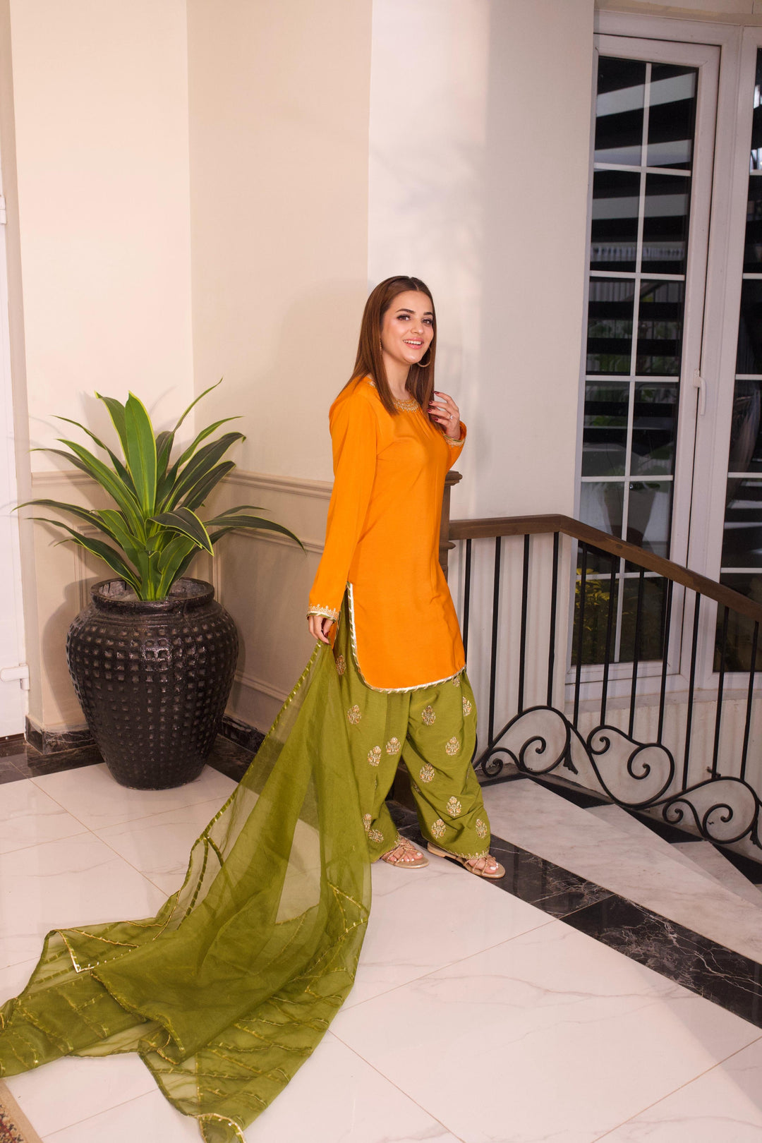 Dilkash by Reezas Women Pret 3 Piece Embroidered Raw Slik Sehar Naz - Festive Collection