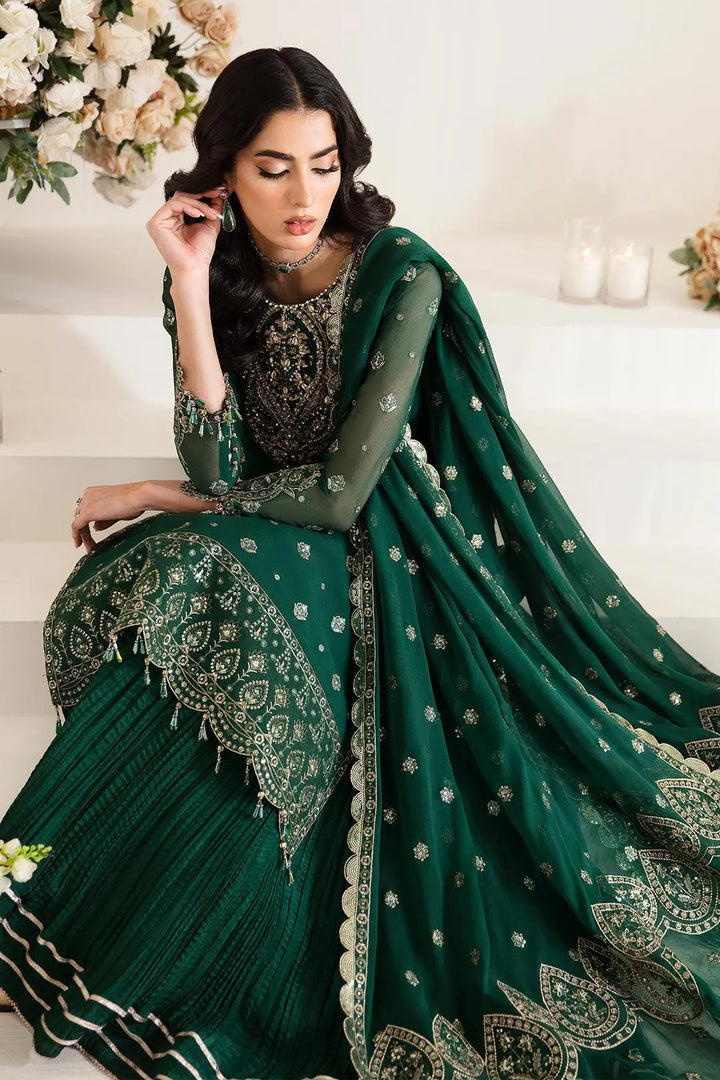 Alizeh Fashion Unstitched Embroidered Chiffon 3 Piece Suit AF26UCF AF-HM-4010-Stella - Festive Collection