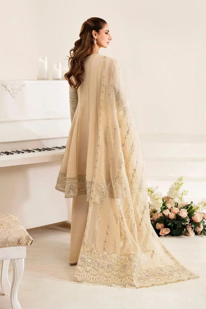 Alizeh Fashion Unstitched Embroidered Chiffon 3 Piece Suit AF26UCF AF-HM-4011-Denis - Festive Collection