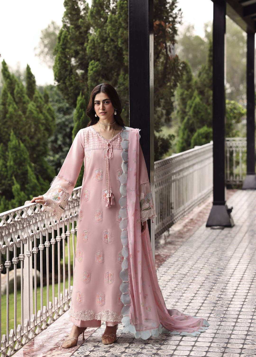 Sardinia Unstitched Embroidered Lawn 3 Piece Suit SRD26ULE Rose Ridge 1703 - Eid Collection