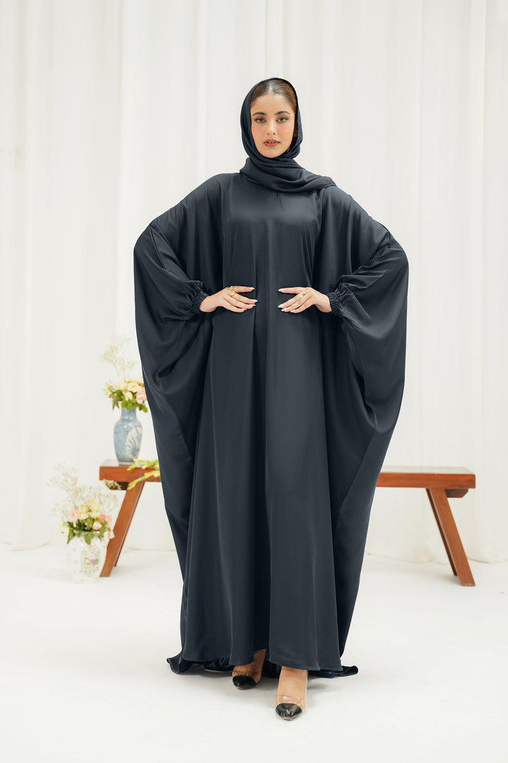 Divinely Crafted Abaya Casual Crepe 1 Piece Ehsas Abaya | Solid