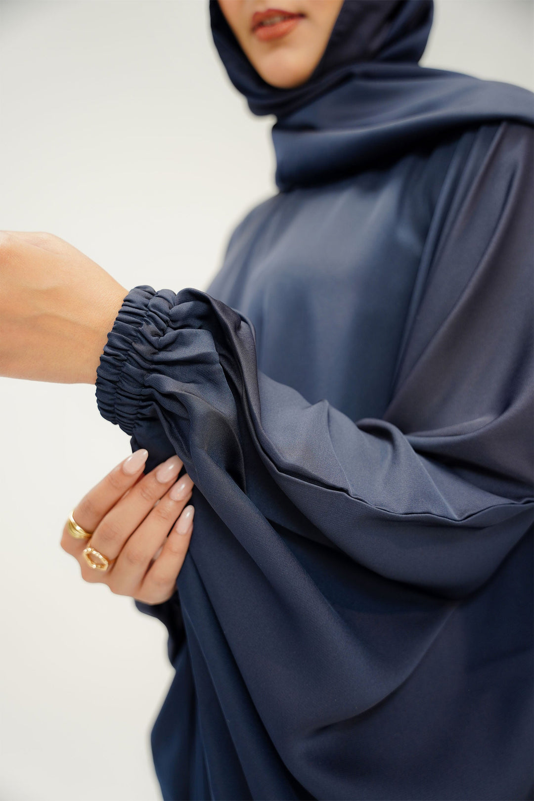 Divinely Crafted Abaya Casual Crepe 1 Piece Sahar Abaya | Solid