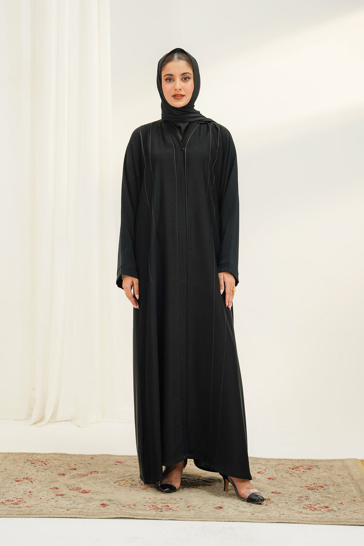 Divinely Crafted Abaya Casual Crepe 1 Piece Bella Abaya | Buttoned Up