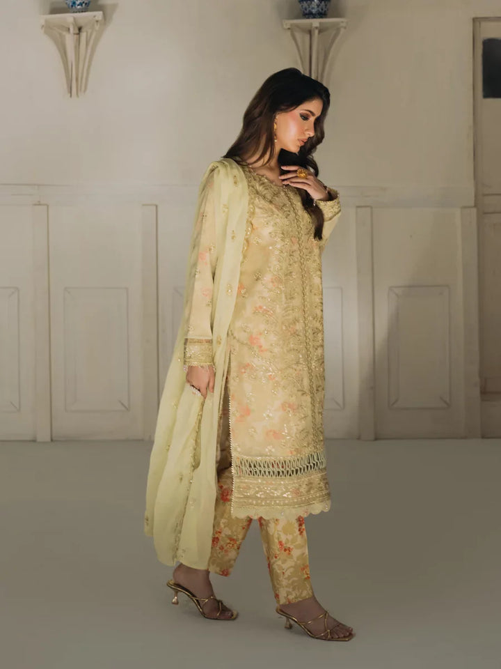 Salitex Unstitched Embroidered Chiffon 3 Piece Suit SUNS8CH511 Festive Collection