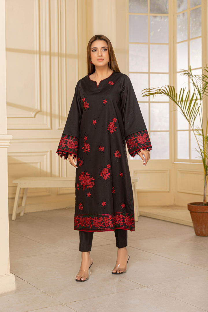 Waresha Women RTW Embroidered Lawn 2 Piece Suit GW03 - Festive Collection