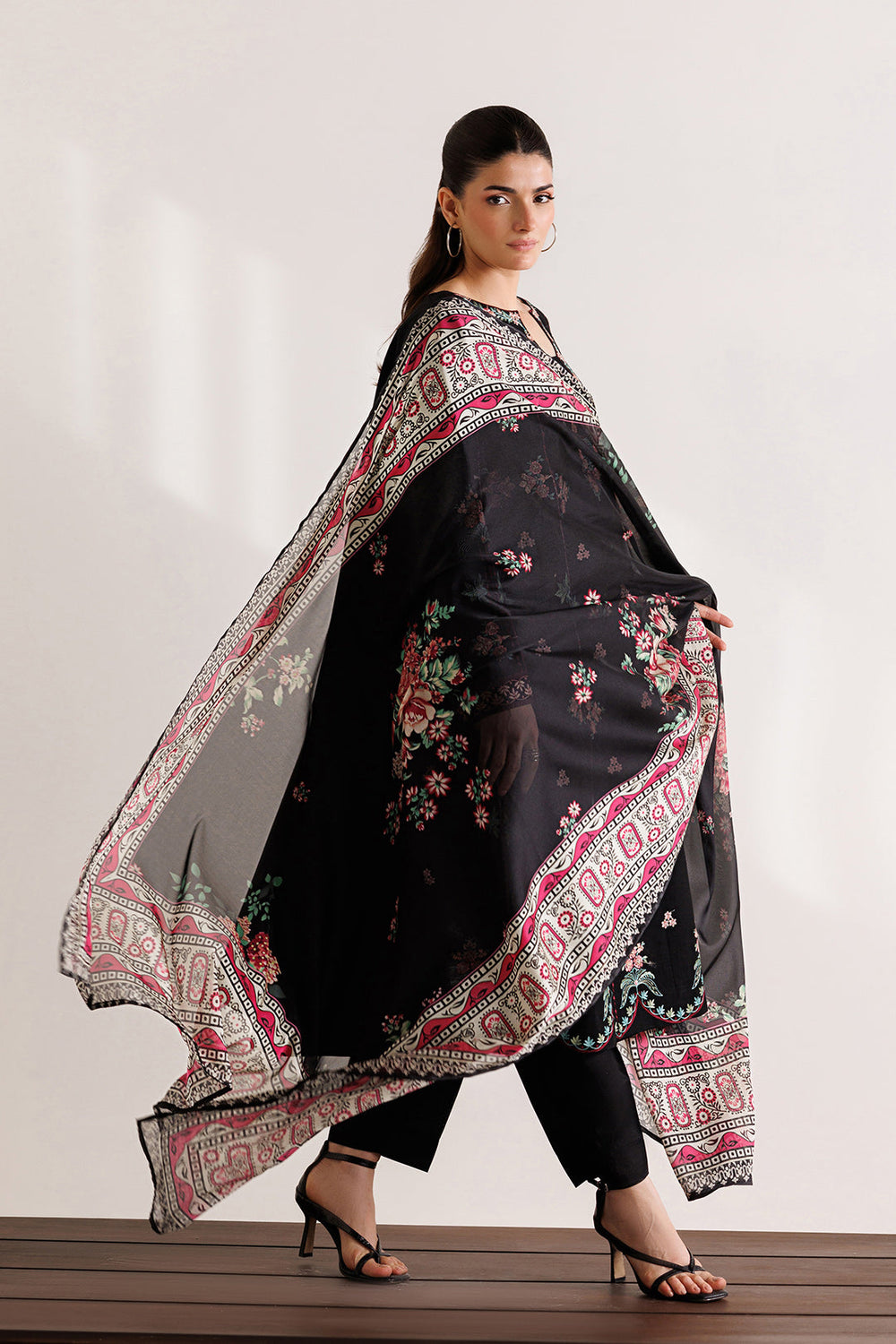 Mistfall by Panache Apparel RTW Embroidered Cotton 3 Piece Suit zyra Eid Collection