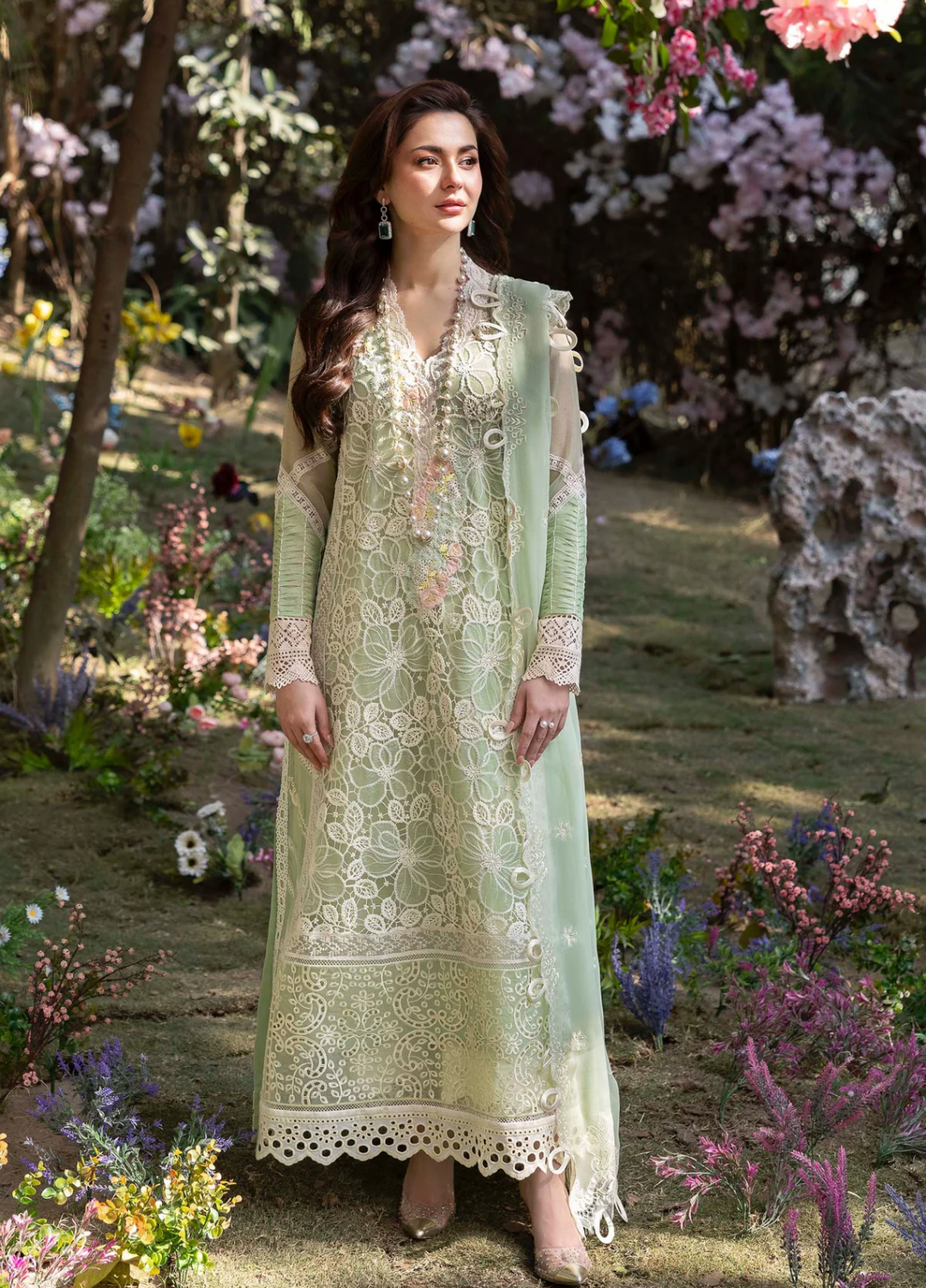 Sable Vogue Unstitched Embroidered Net 3 Piece Suit SV26UL SL-06-25 - Summer Collection