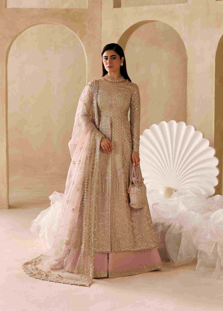 Sardinia Brides Unstitched Hand work Tissue Silk 3 Piece Suit SR26UB Elara 1806 - Wedding Collection