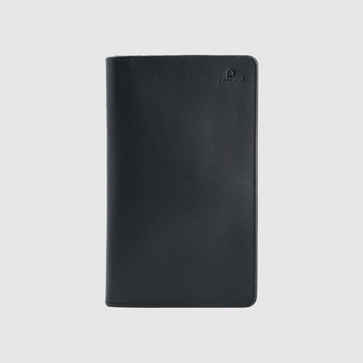 Lafanzo Unisex Leather Montclair Travel Wallet Black - Accessories Collection