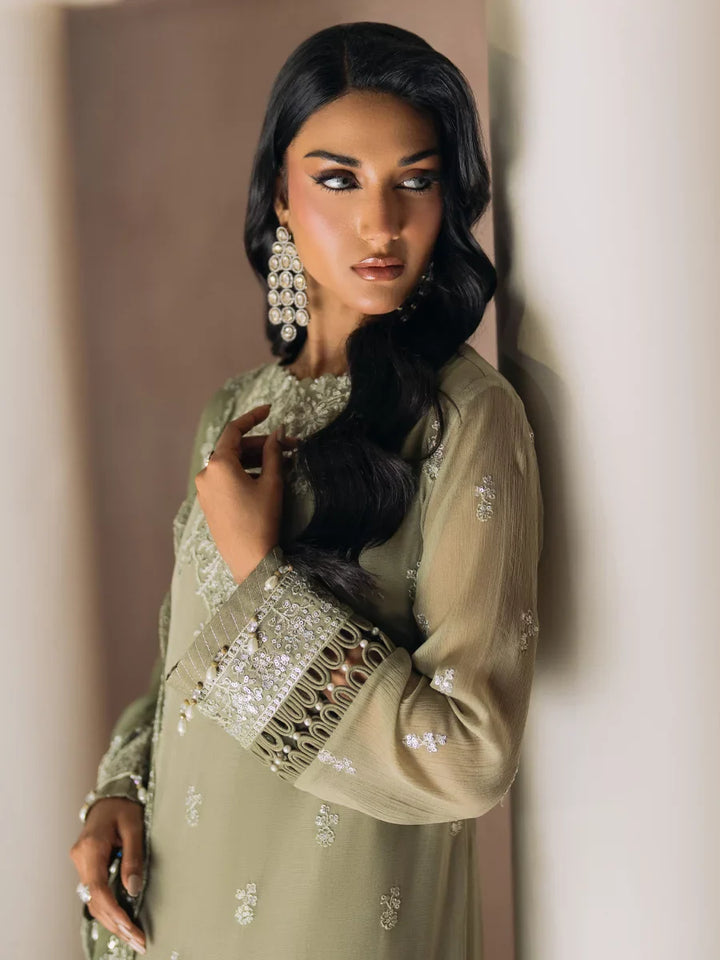 Salitex Unstitched Embroidered Chiffon 3 Piece Suit SUNS8CH513 Festive Collection