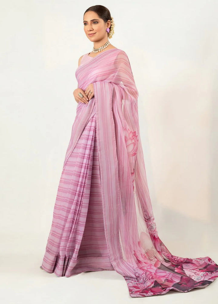 Imran Aftab RTW Printed Chiffon 3 Piece Suit IASC 12 - Festive Collection