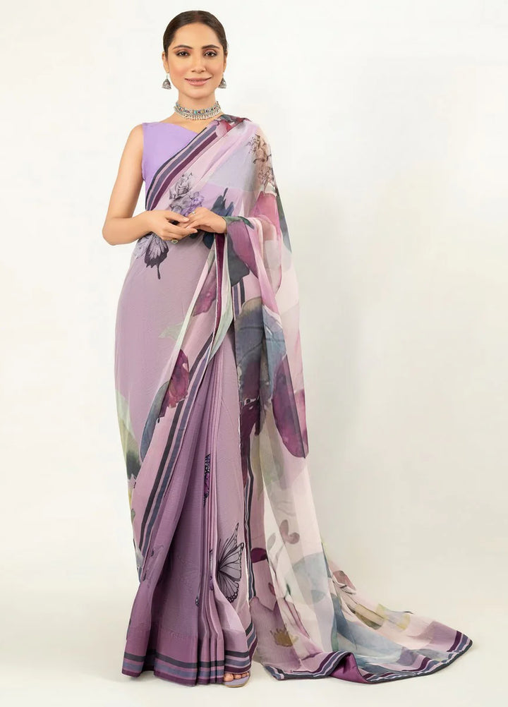 Imran Aftab RTW Printed Chiffon 3 Piece Suit IASC 04 - Festive Collection
