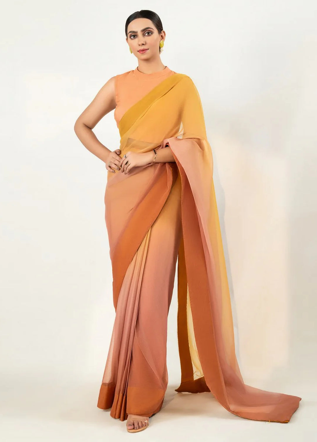 Imran Aftab RTW Printed Chiffon 3 Piece Suit IASC 11 - Festive Collection