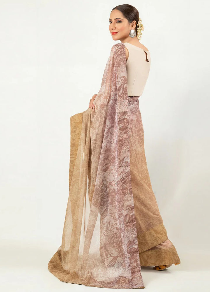 Imran Aftab RTW Printed Chiffon 3 Piece Suit IASC 15 - Festive Collection
