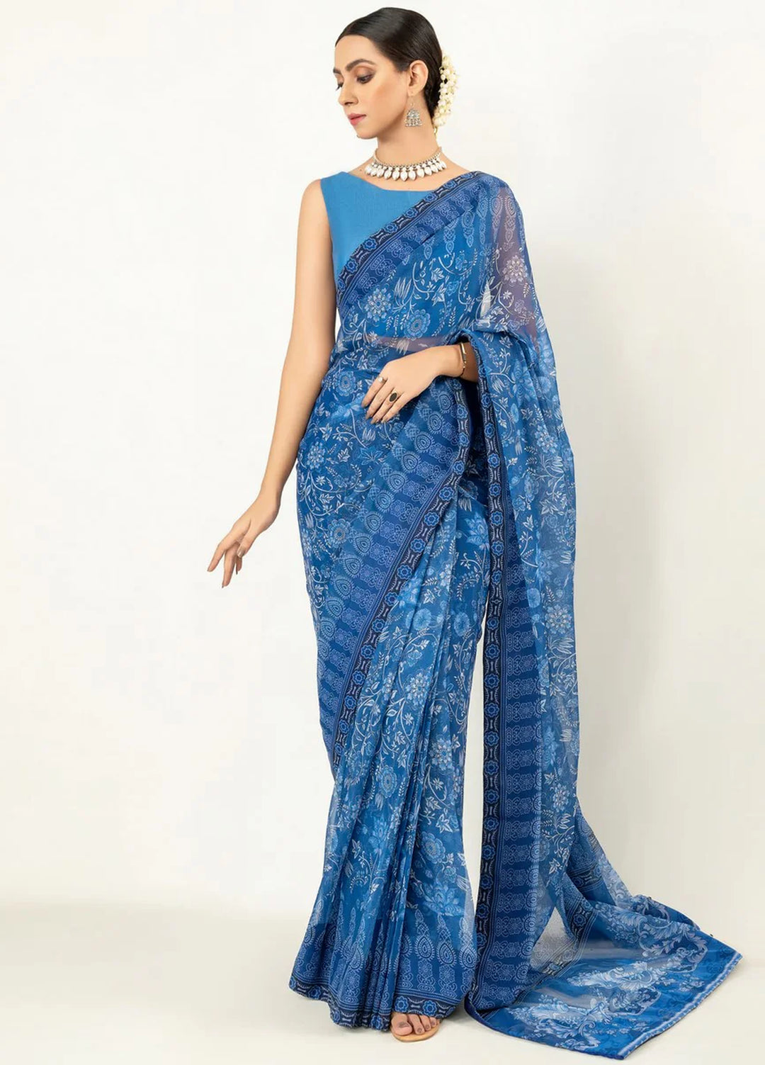 Imran Aftab RTW Printed Chiffon 3 Piece Suit IASC 05 - Festive Collection