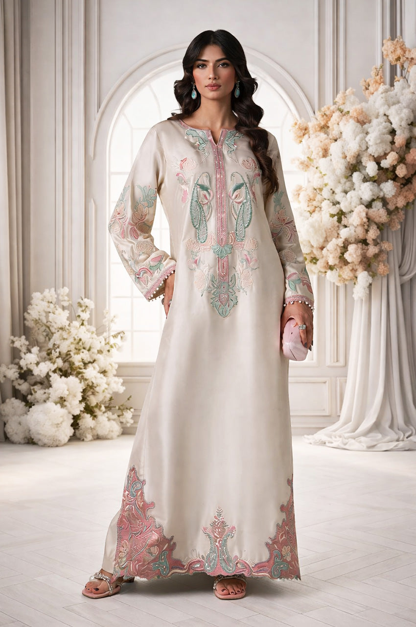 Mehr From Nizka By Nida Rehan RTW Embroidered Premium Silk 2 Piece Suit Ayrah - Festive Collection