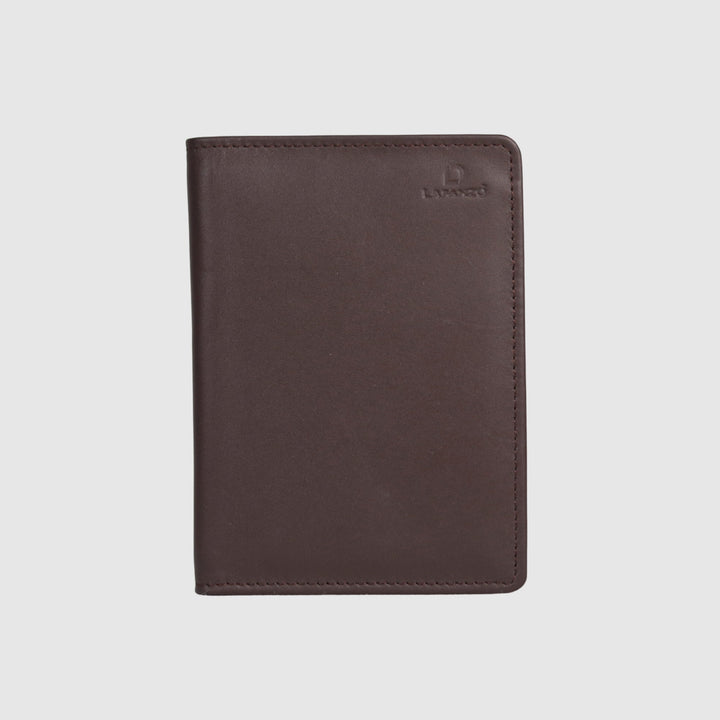 Lafanzo Unisex Leather Glenmore Passport Wallet Brown - Accessories Collection