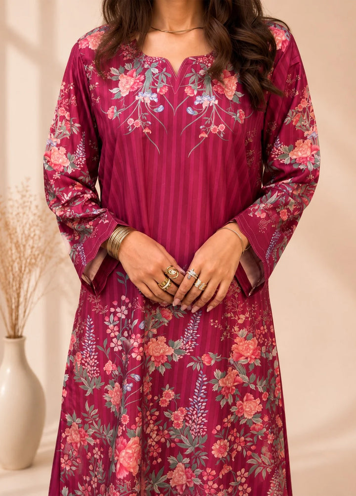 Saba Sumaiya Women RTW Printed Crepe Lawn 2 Piece Suit SS-78654 Velvet Bloom - Casual Collection