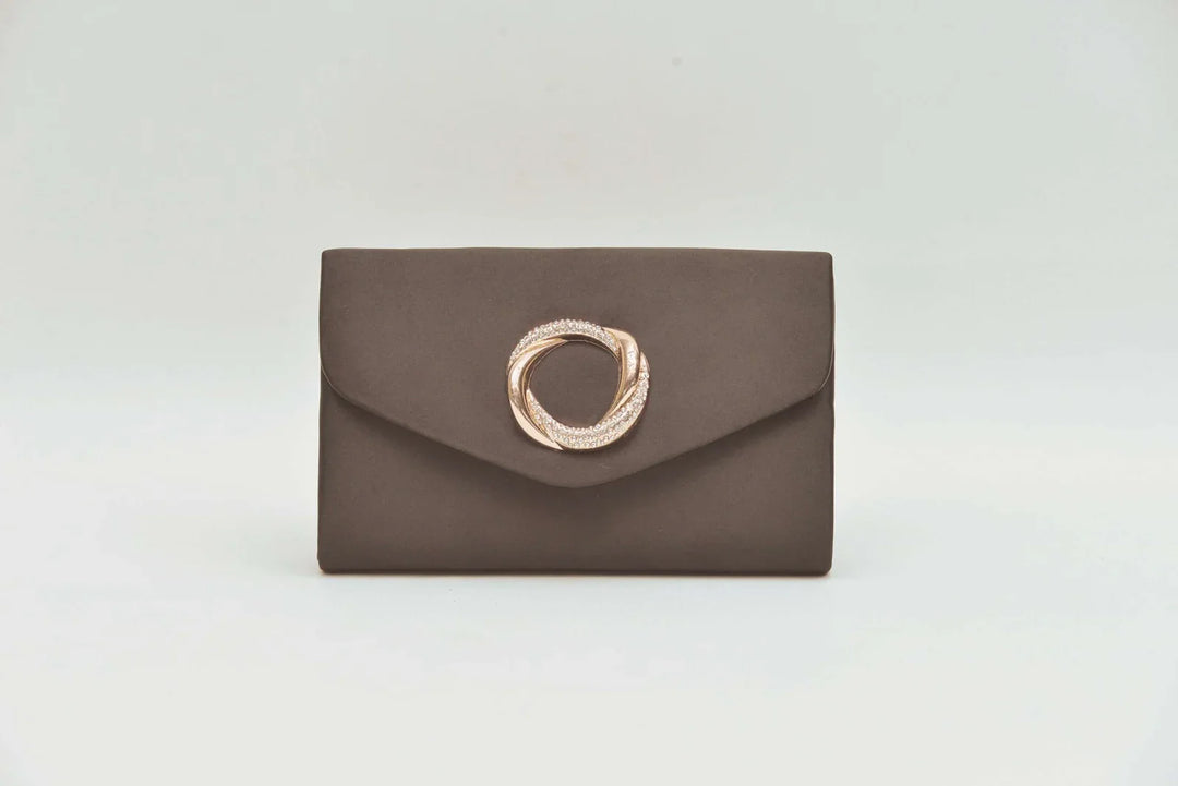 Firdous Clutch Bag Brown - FWB00706