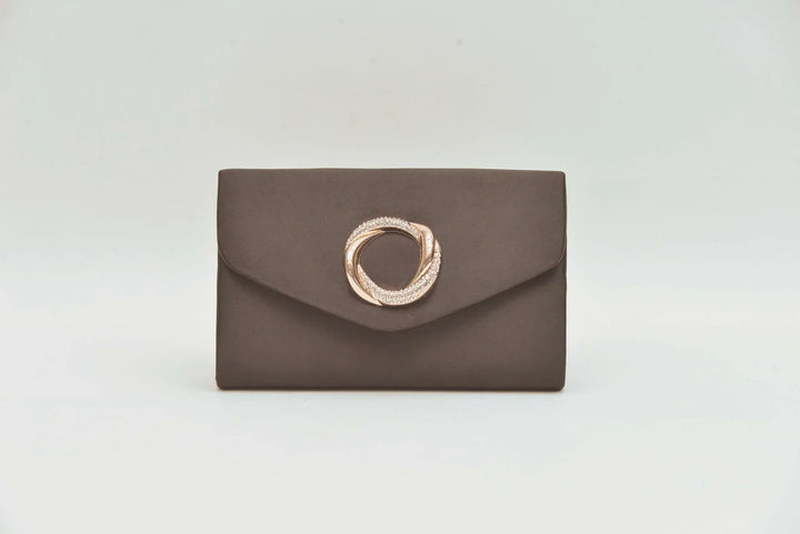 Firdous Clutch Bag Brown - FWB00706